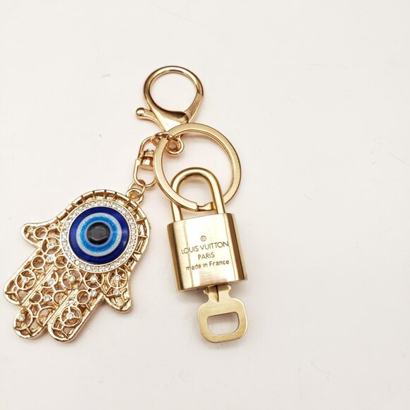 Authentic Louis Vuitton Lock & Key with unbranded Bagcharm, Keycharm, Keychain - Picture 2 of 8
